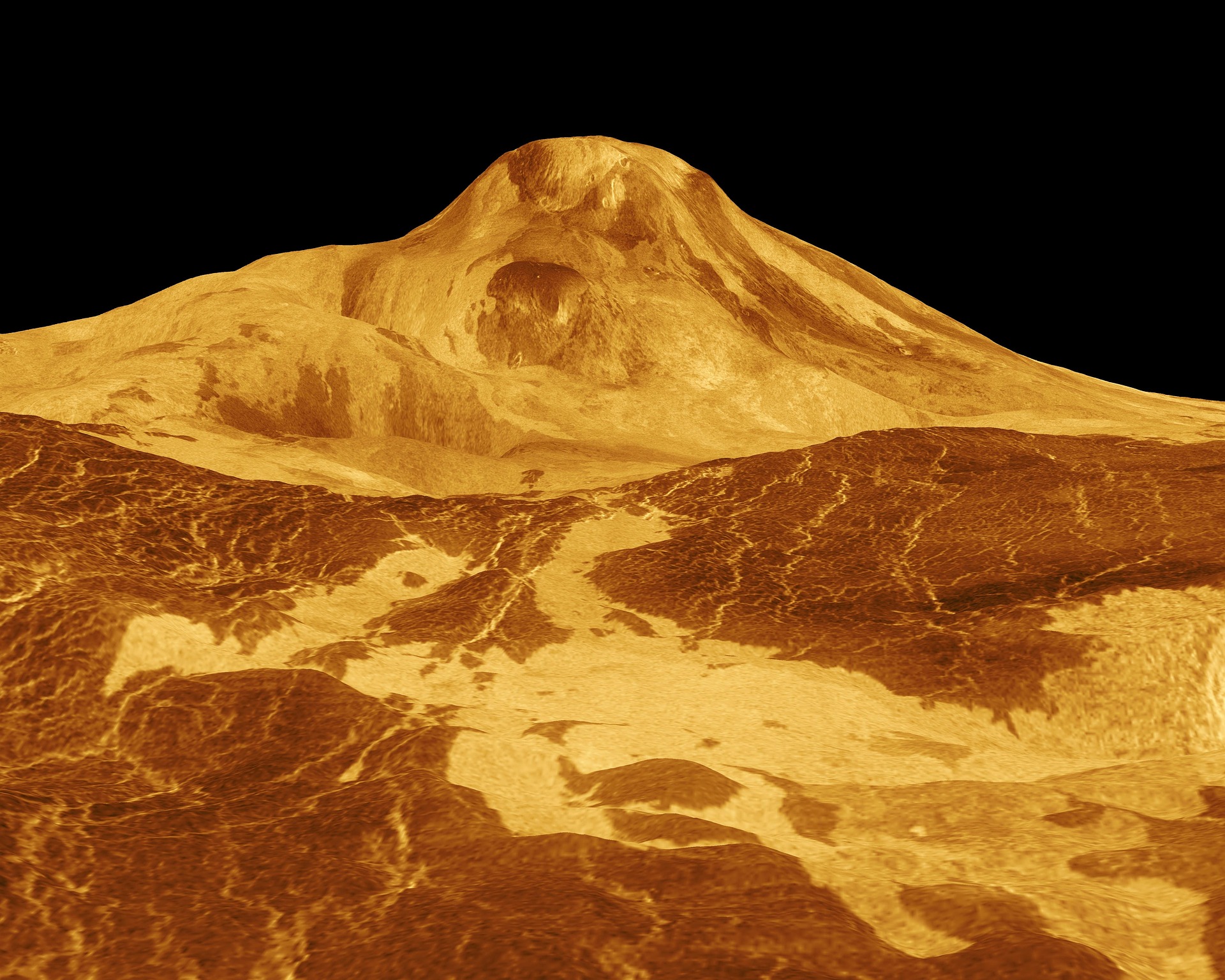 Volcán Maat Mons en Venus
