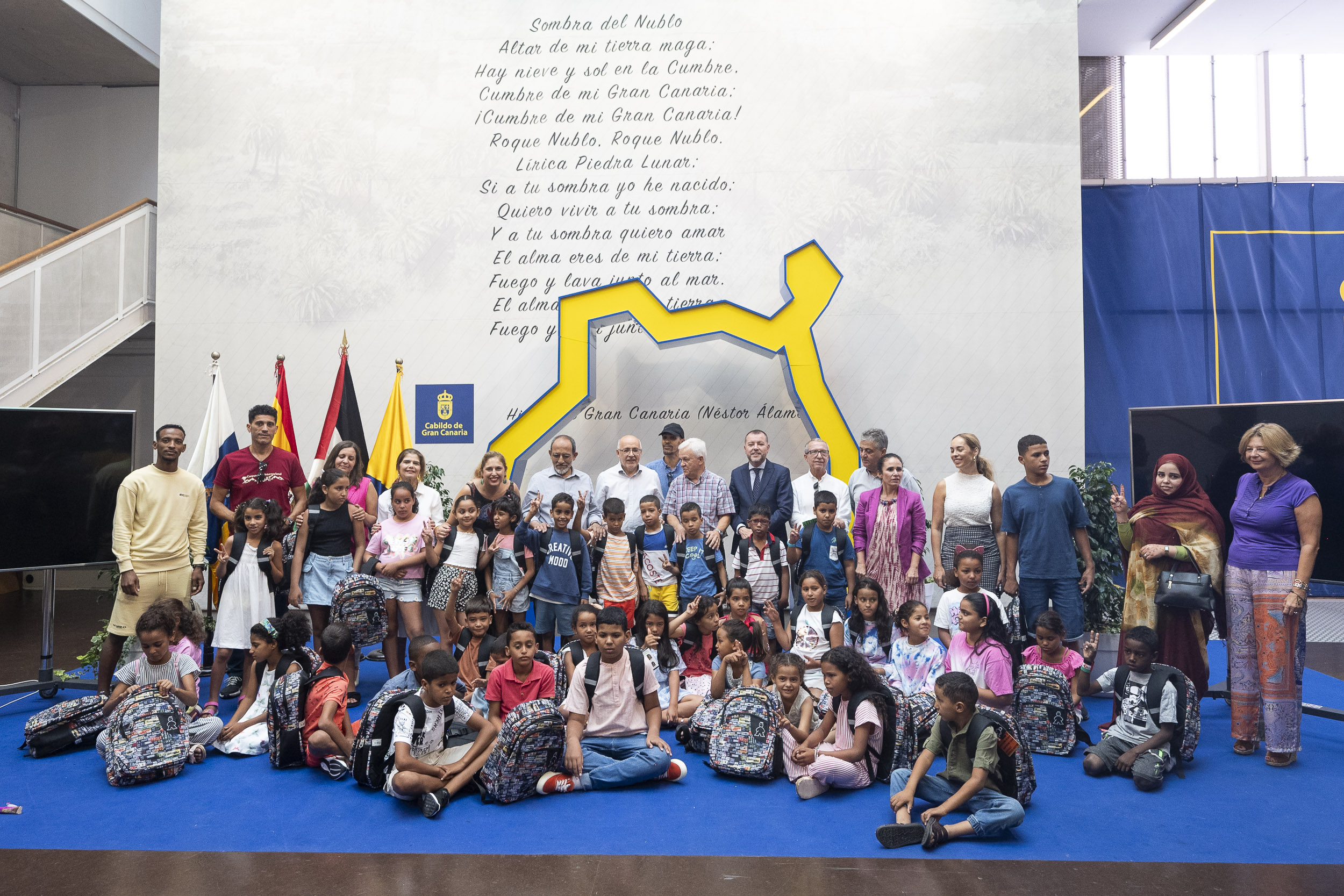 Bienvenida a los niños del proyecto "Vacaciones en Paz" / CanariasNoticias.es 