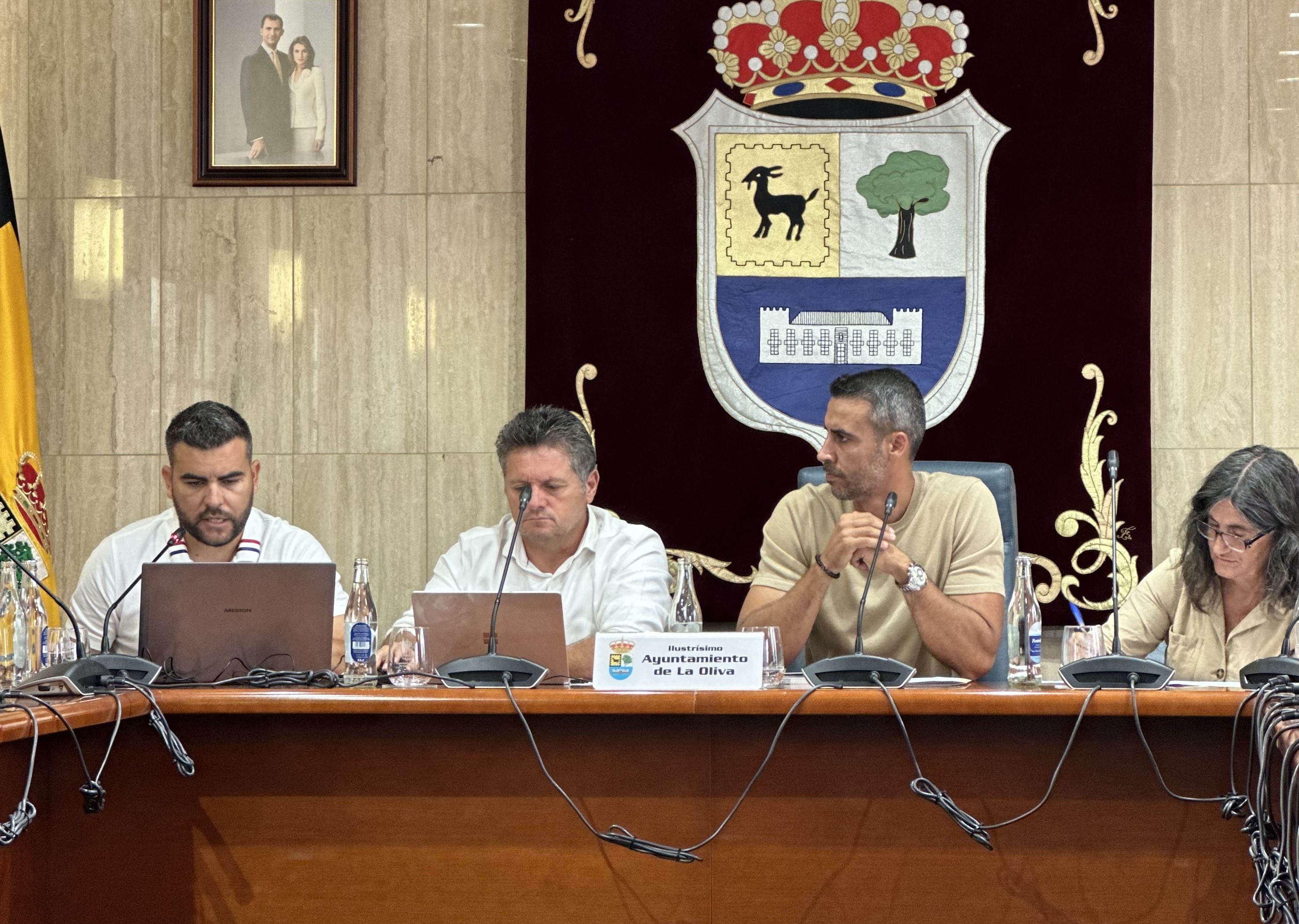 Pleno del Ayuntamiento de La Oliva / CanariasNoticias.es 