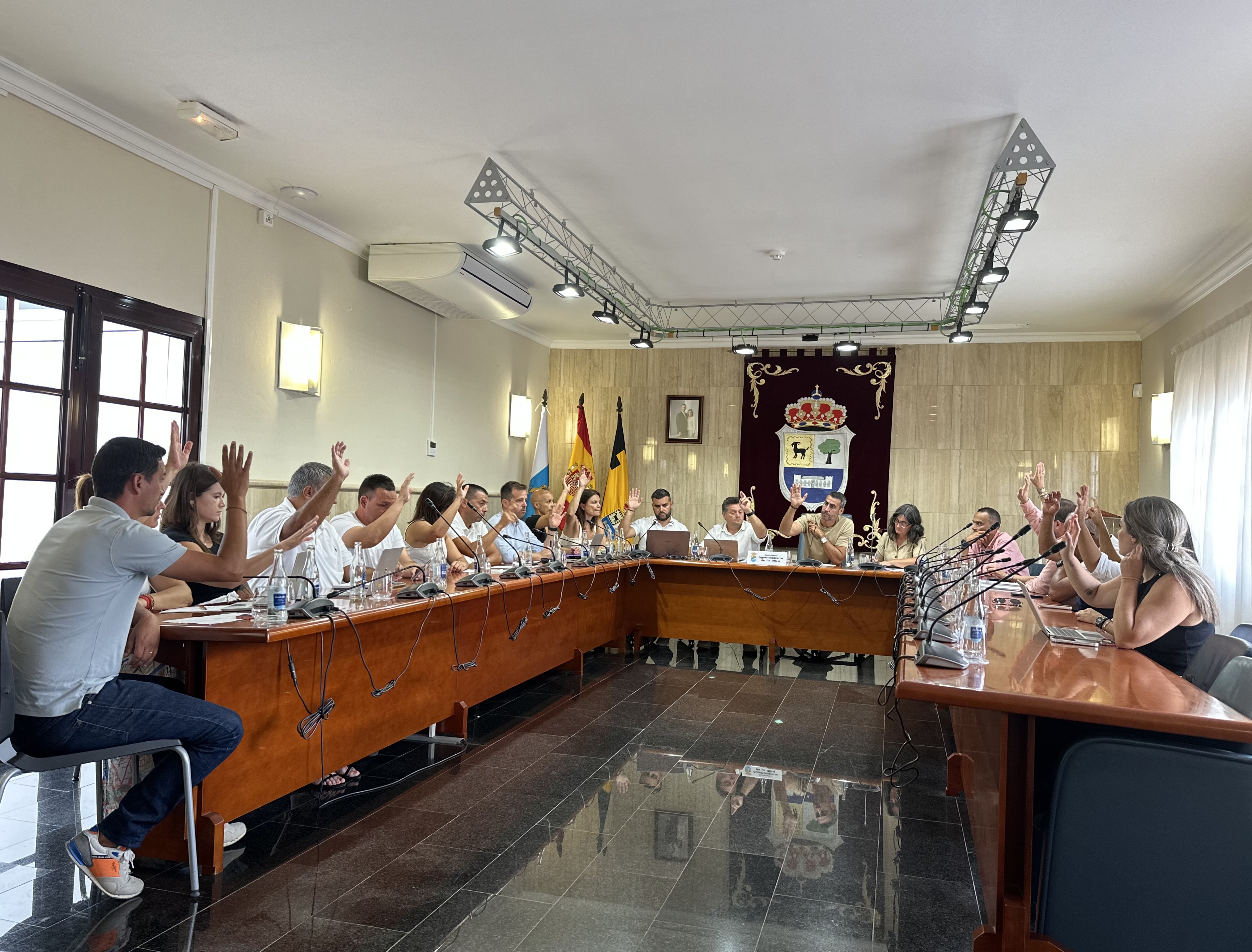 Pleno del Ayuntamiento de La Oliva / CanariasNoticias.es 