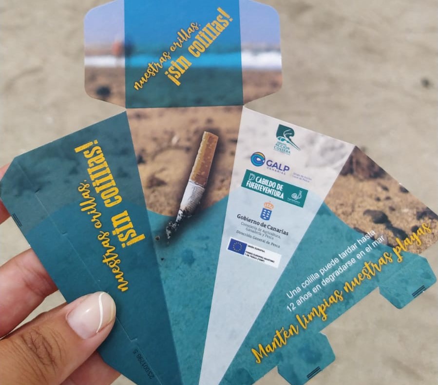 Campaña ‘Nuestras orillas, sin colillas’ en las playas de Fuerteventura