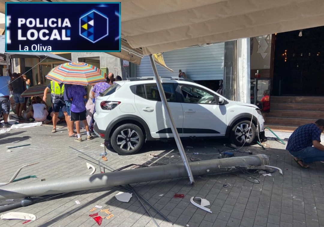 Accidente de tráfico en Corralejo / CanariasNoticias.es 