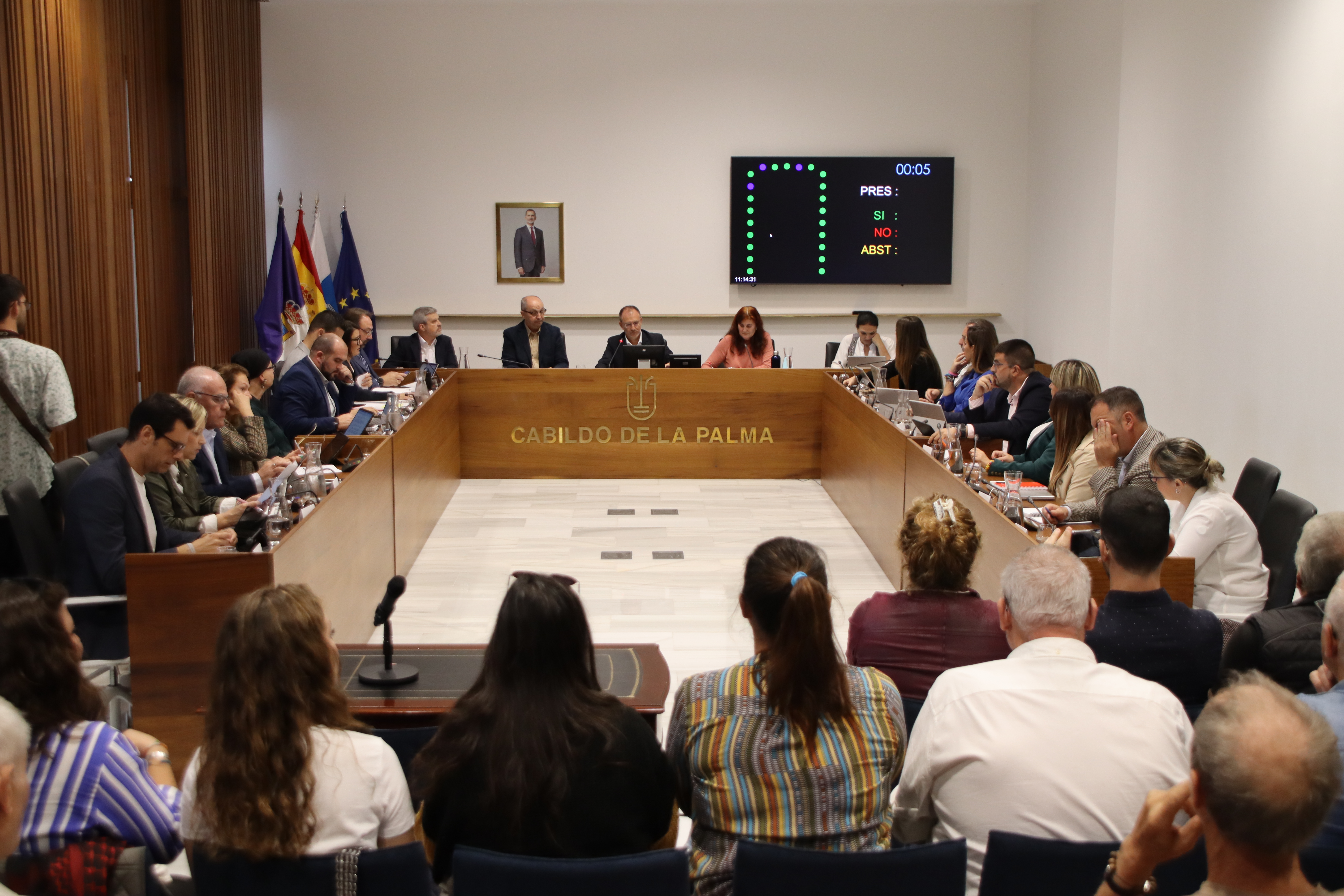 Pleno del Cabildo de La Palma / CanariasNoticias.es