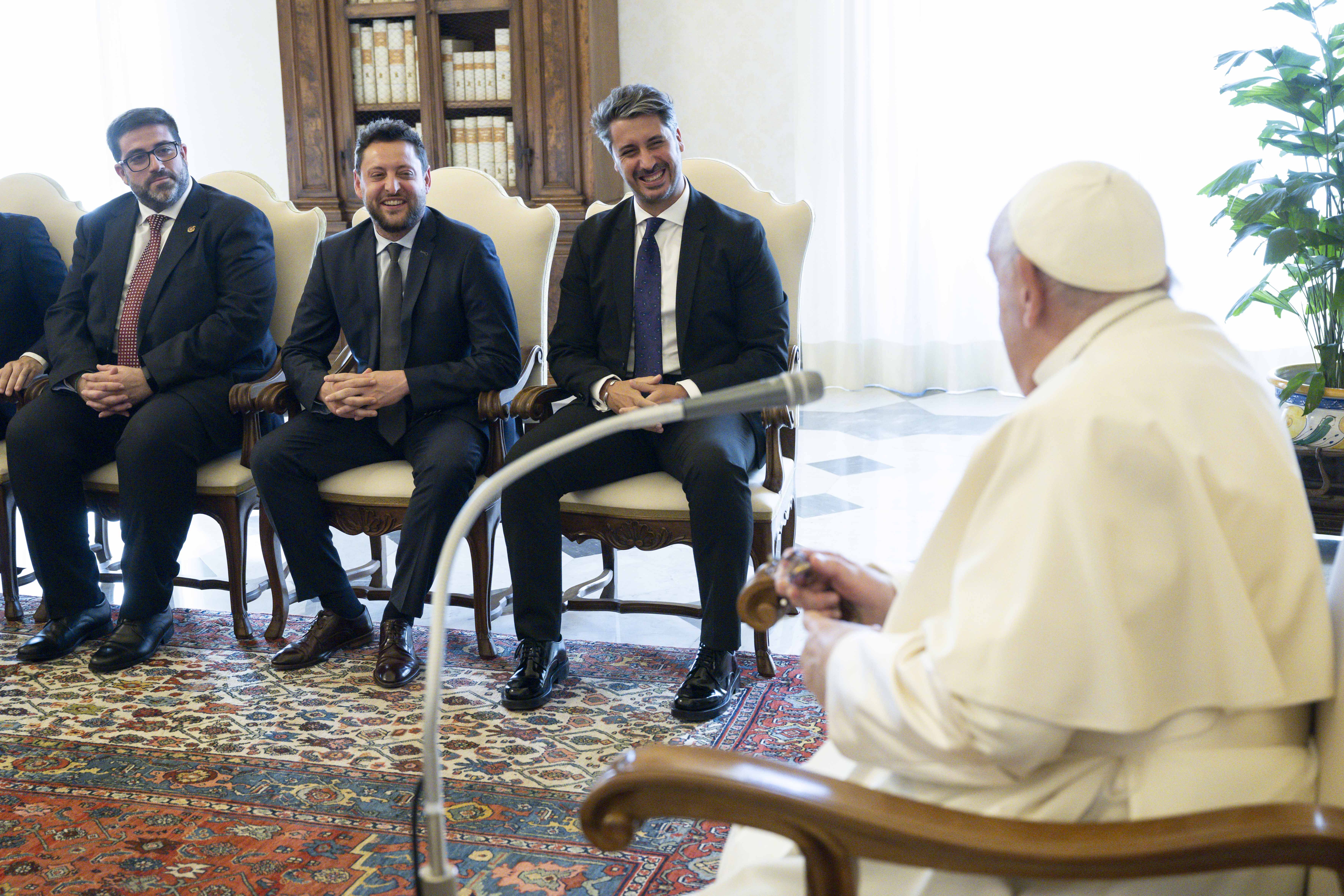 El Papa Francisco recibe a la delegación de las Ciudades Patrimonio