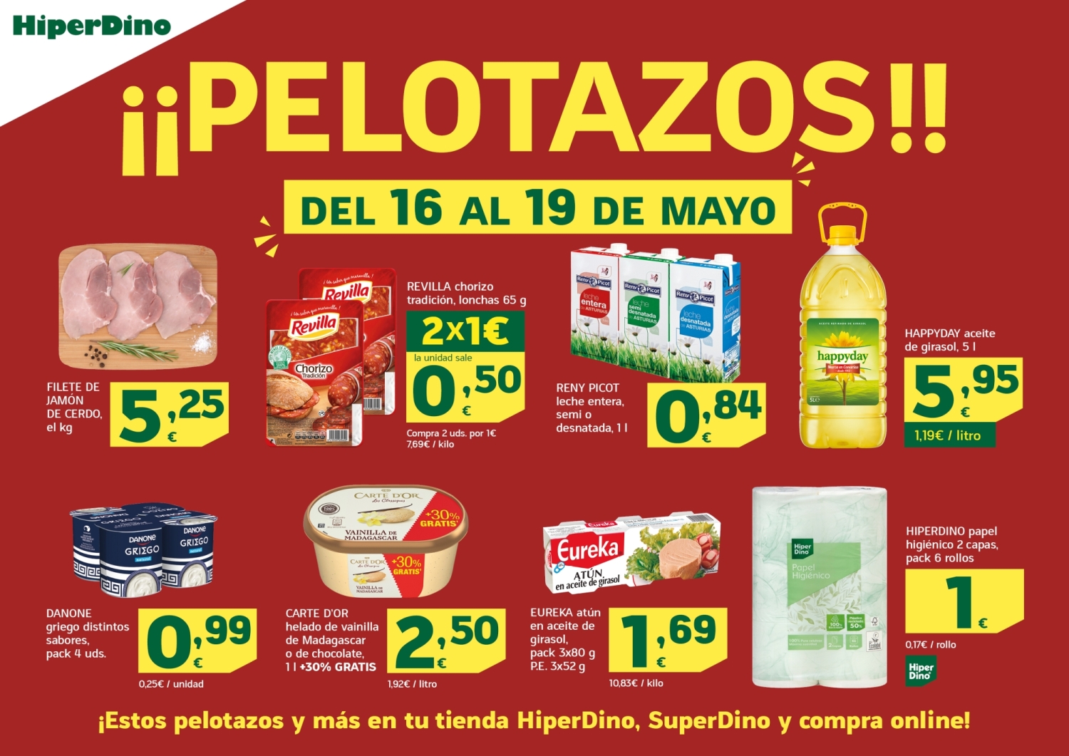 Pelotazos de HiperDino 