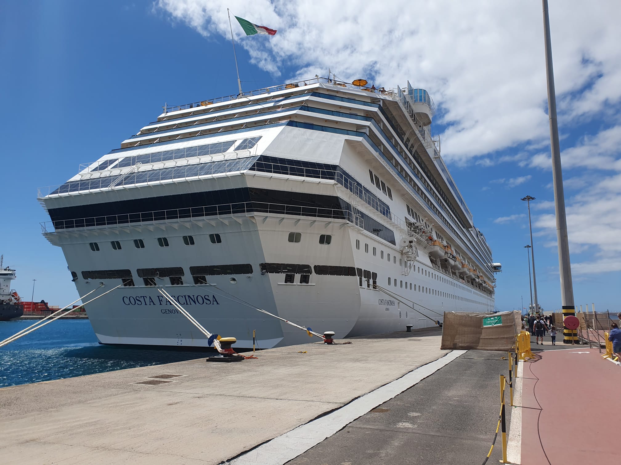 Crucero Costa Fascinosa en Puerto del Rosario / CanariasNoticias.es 