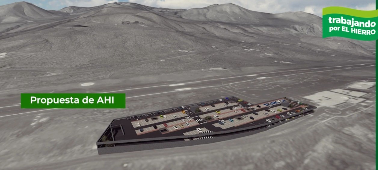 Proyecto Parking del Aeropuerto de El Hiero/ canariasnoticias.es