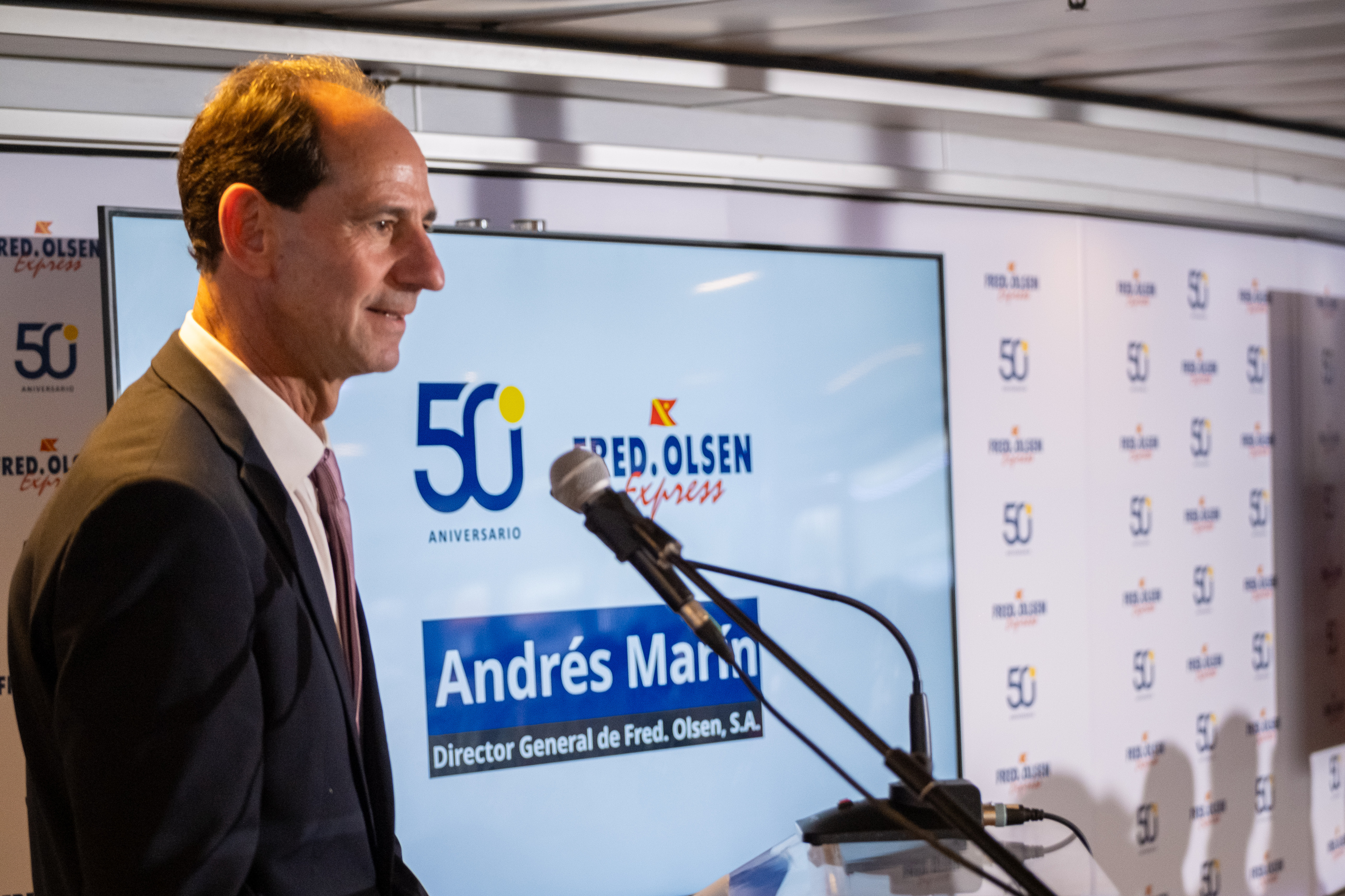 50 aniversario de Fred Olsen Express 