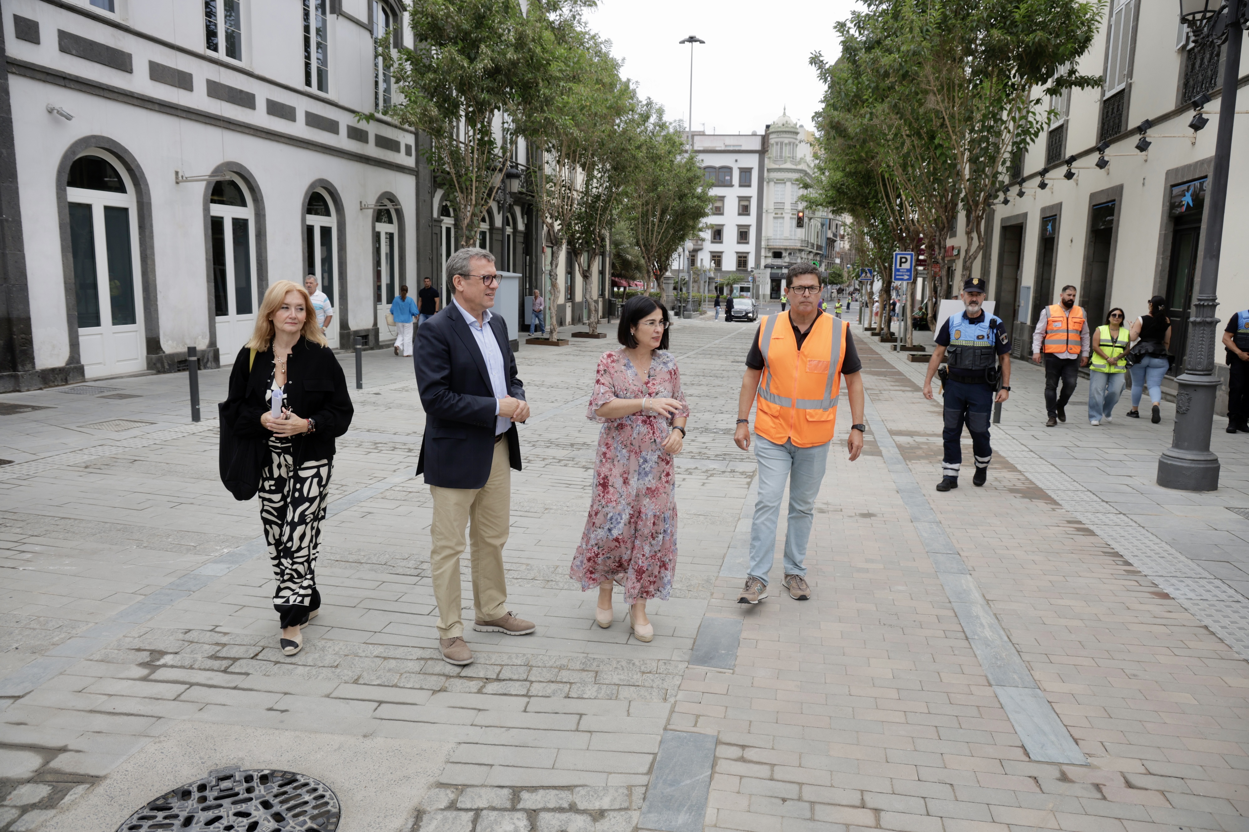 Obras en el entorno de la Alameda de Colón 