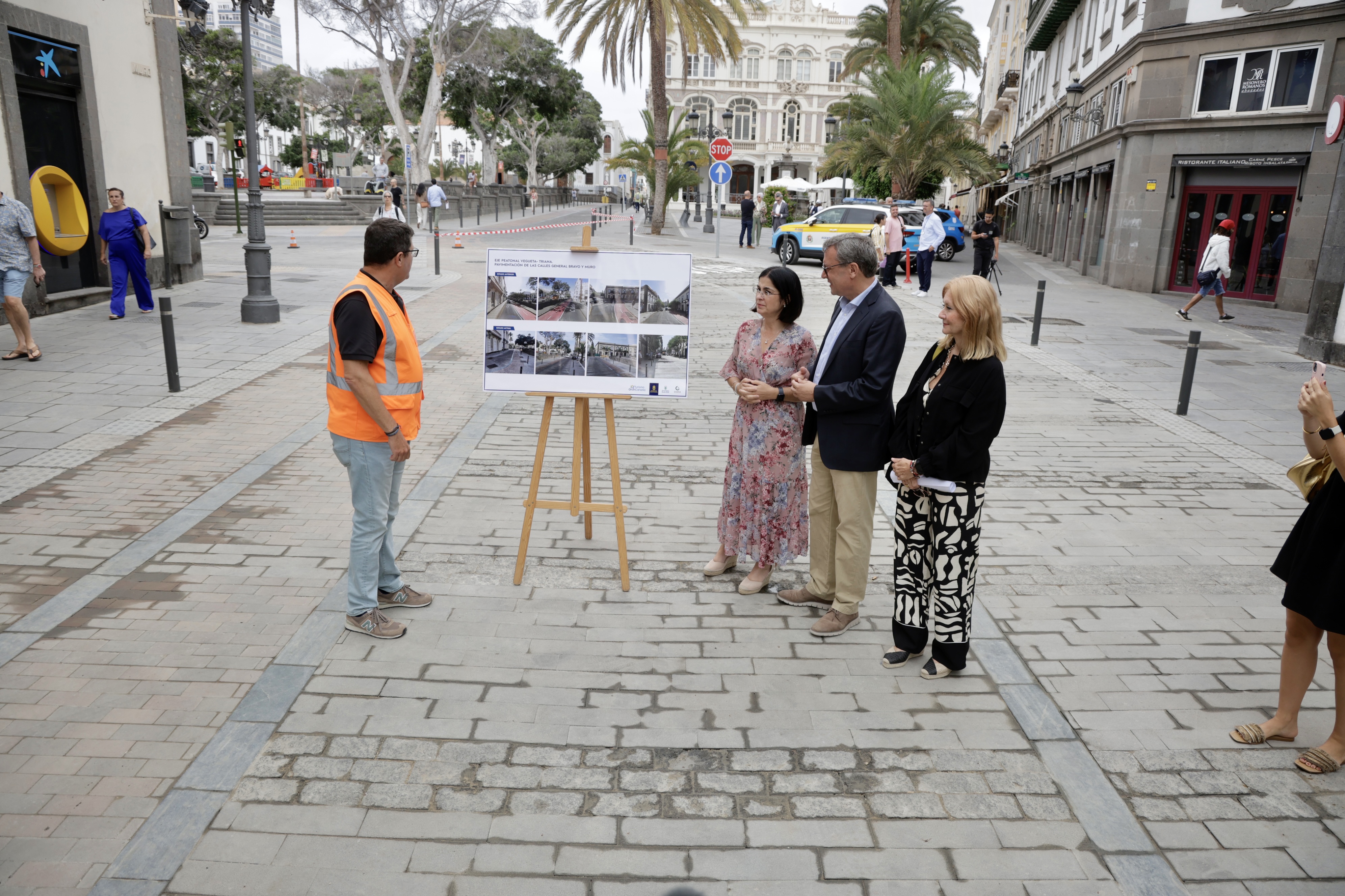 Obras en el entorno de la Alameda de Colón 