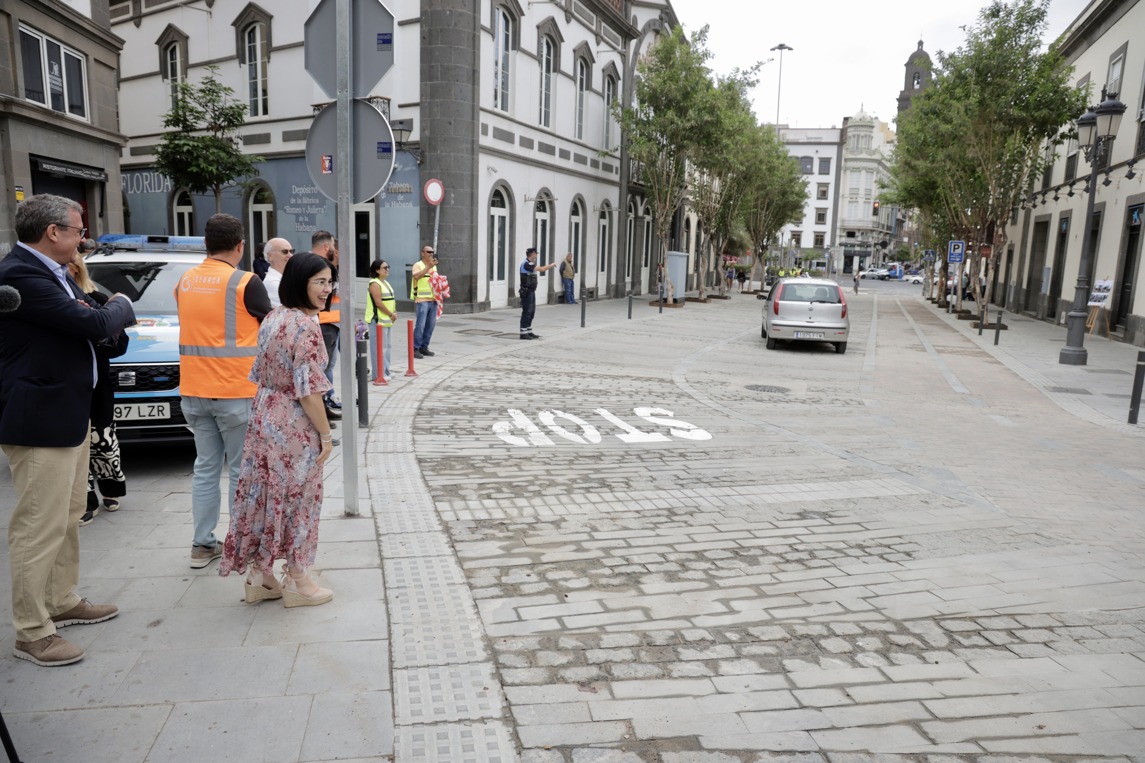 Obras en el entorno de la Alameda de Colón 