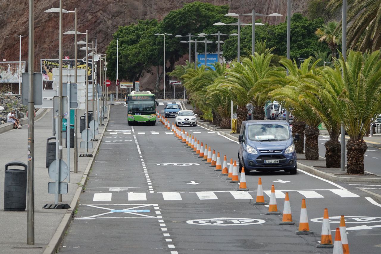 Carril bus a Las Teresitas / CanariasNoticias.es 