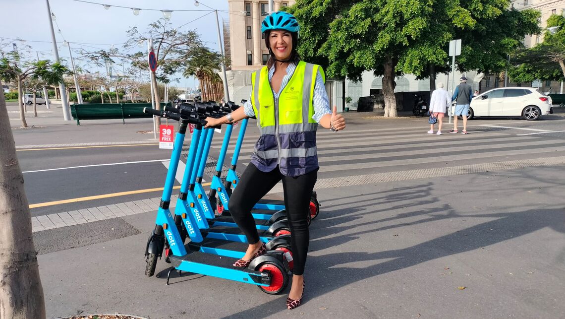 Patinetes eléctricos en Santa Cruz / CanariasNoticias.es 