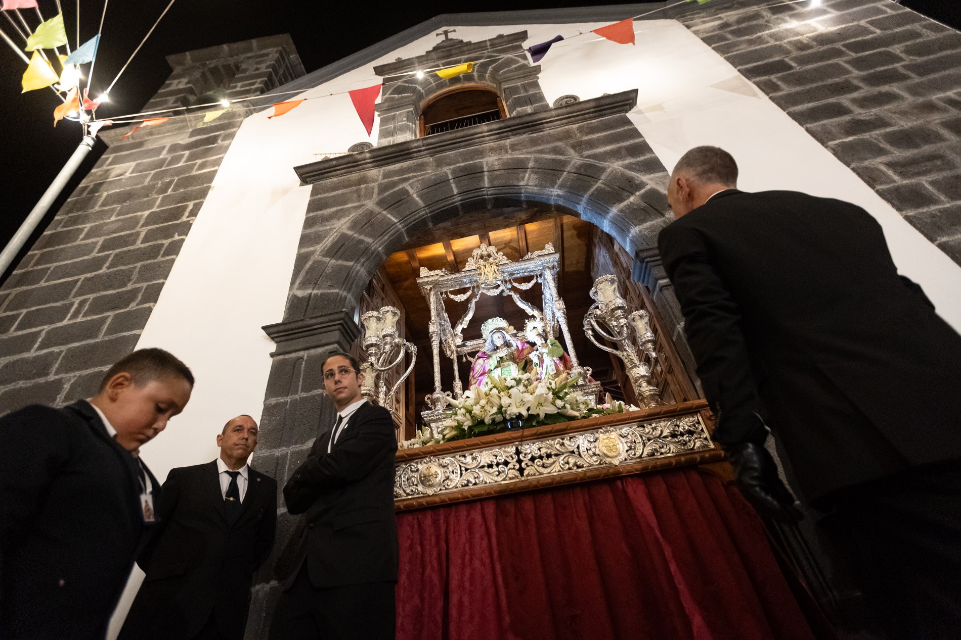 Procesión nocturna de Santa Ana y San Joaquín. Candelaria/ canariasnoticias.es