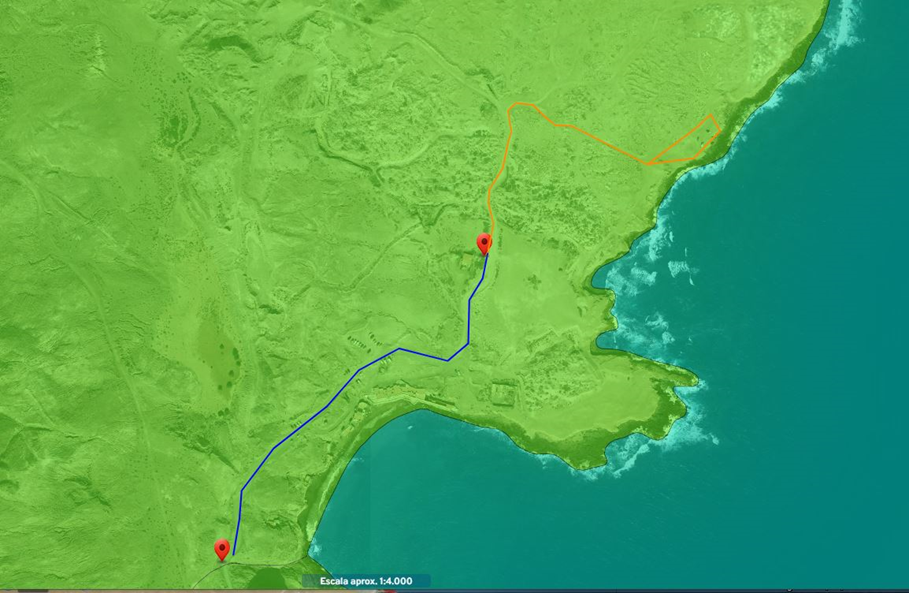 Ampliación de la pista de entrada sur en Punta de la Sal 