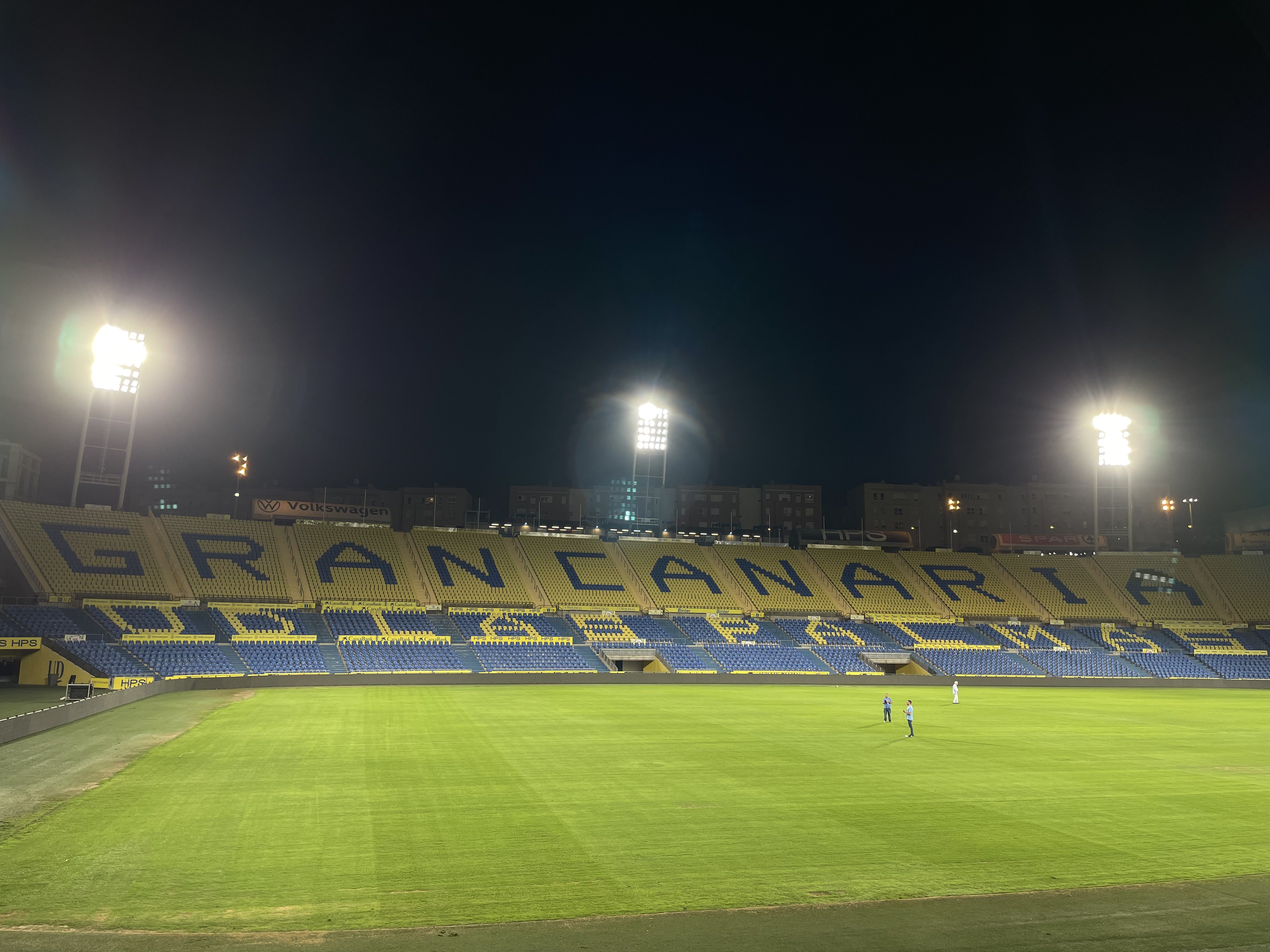 Nueva iluminación LED del Estadio de Gran Canaria 