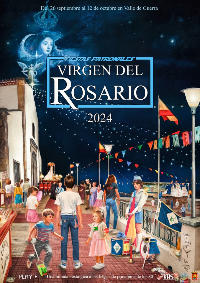 Cartel de las Fiestas del Rosario 