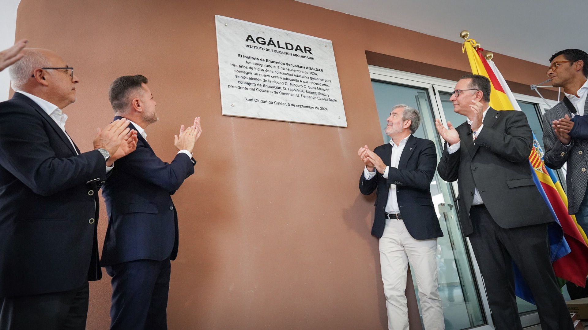 Inauguración del IES Agáldar 