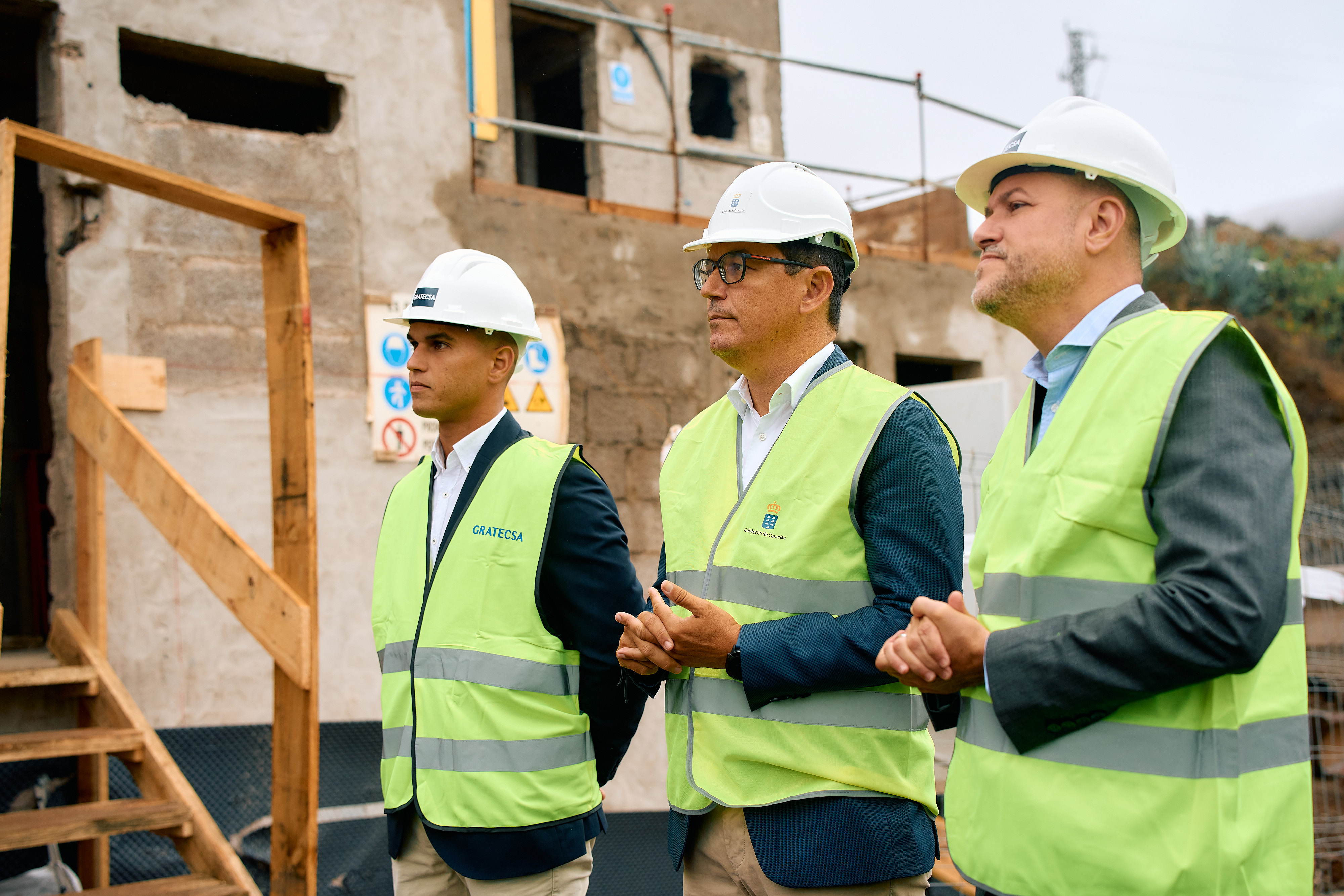 Obras de viviendas protegidas en Gáldar / CanariasNoticias.es 