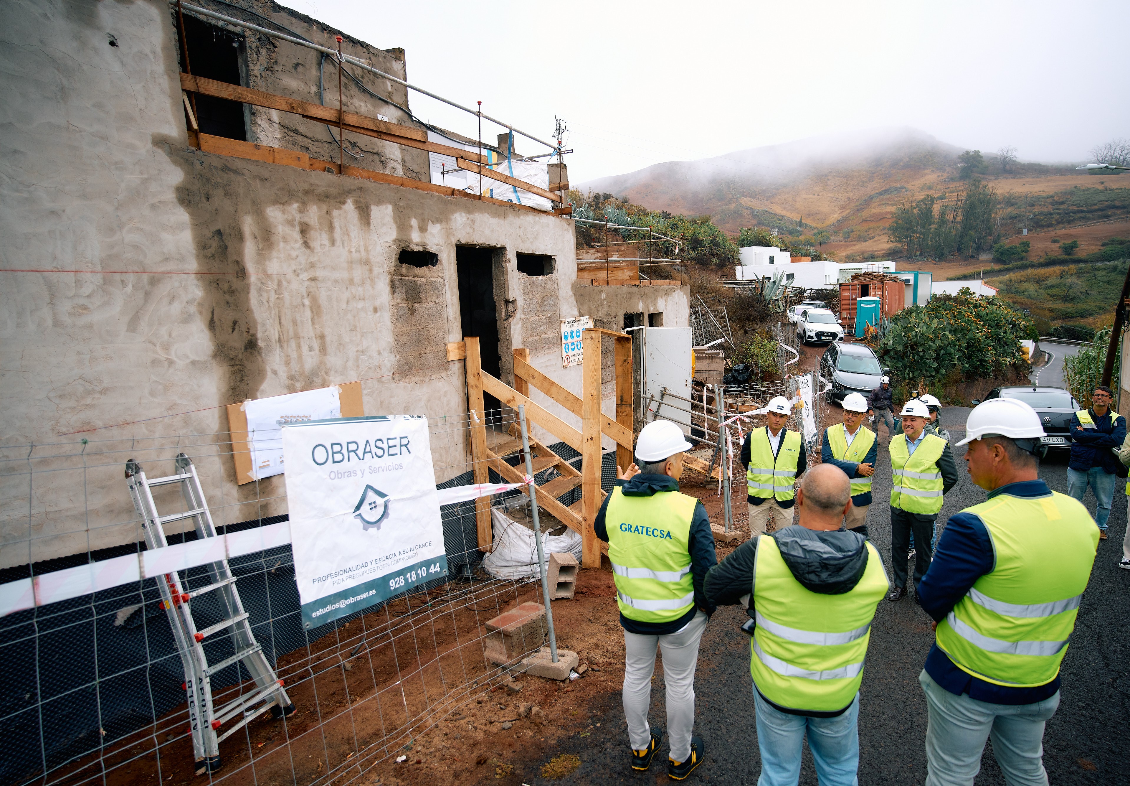 Obras de viviendas protegidas en Gáldar / CanariasNoticias.es 