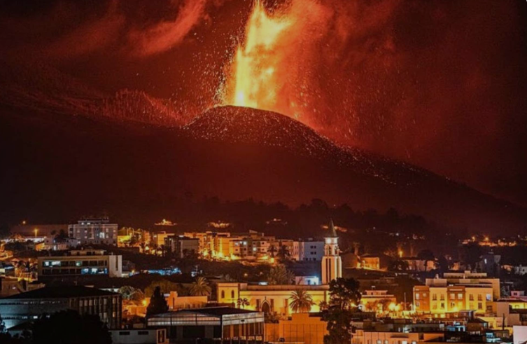 Erupción volcán de La Palma 