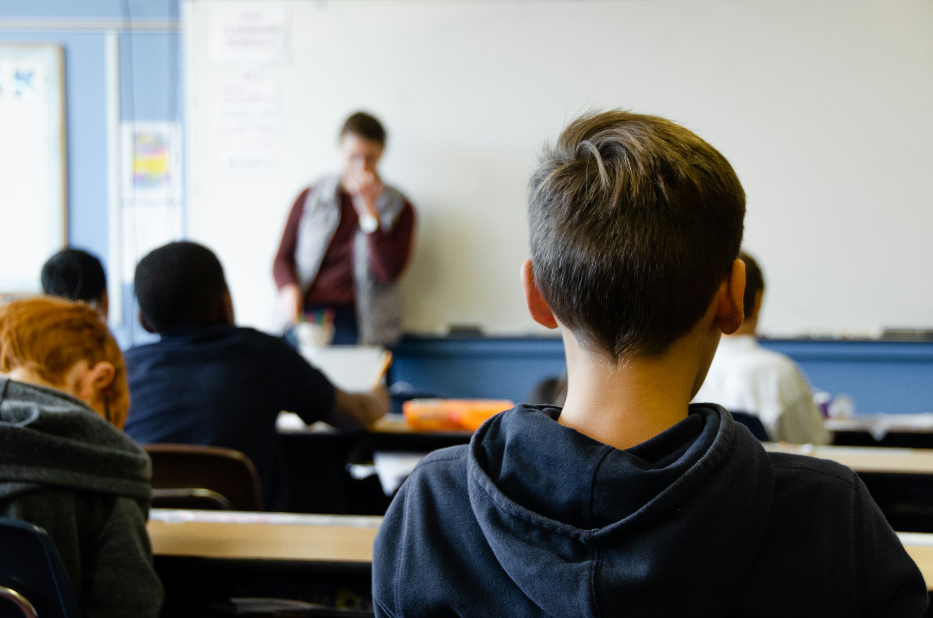 Niños en clase