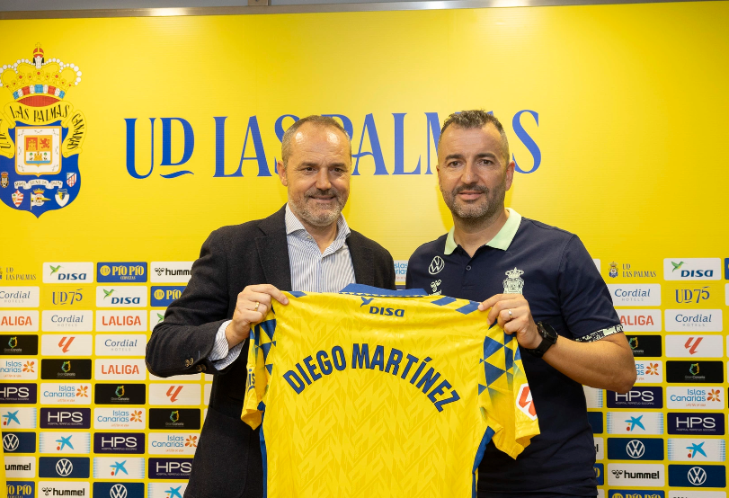 Presentación de Diego Martínez, entrenador UD Las Palmas 