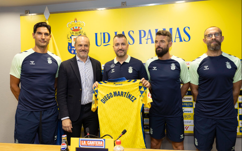 Presentación de Diego Martínez, entrenador UD Las Palmas 