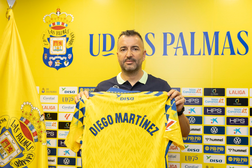 Presentación de Diego Martínez, entrenador UD Las Palmas 