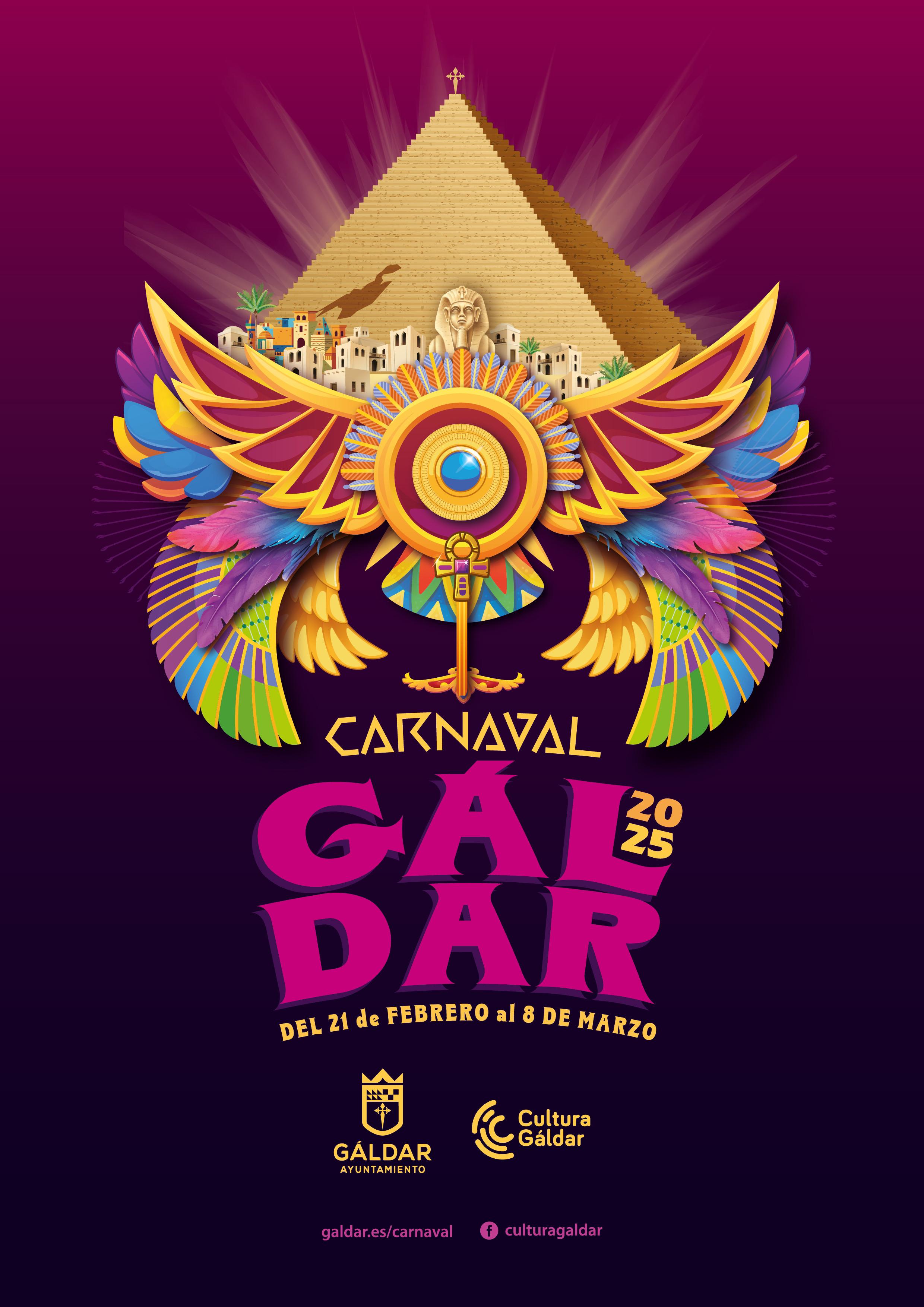 Cartel del carnaval de Gáldar 2025