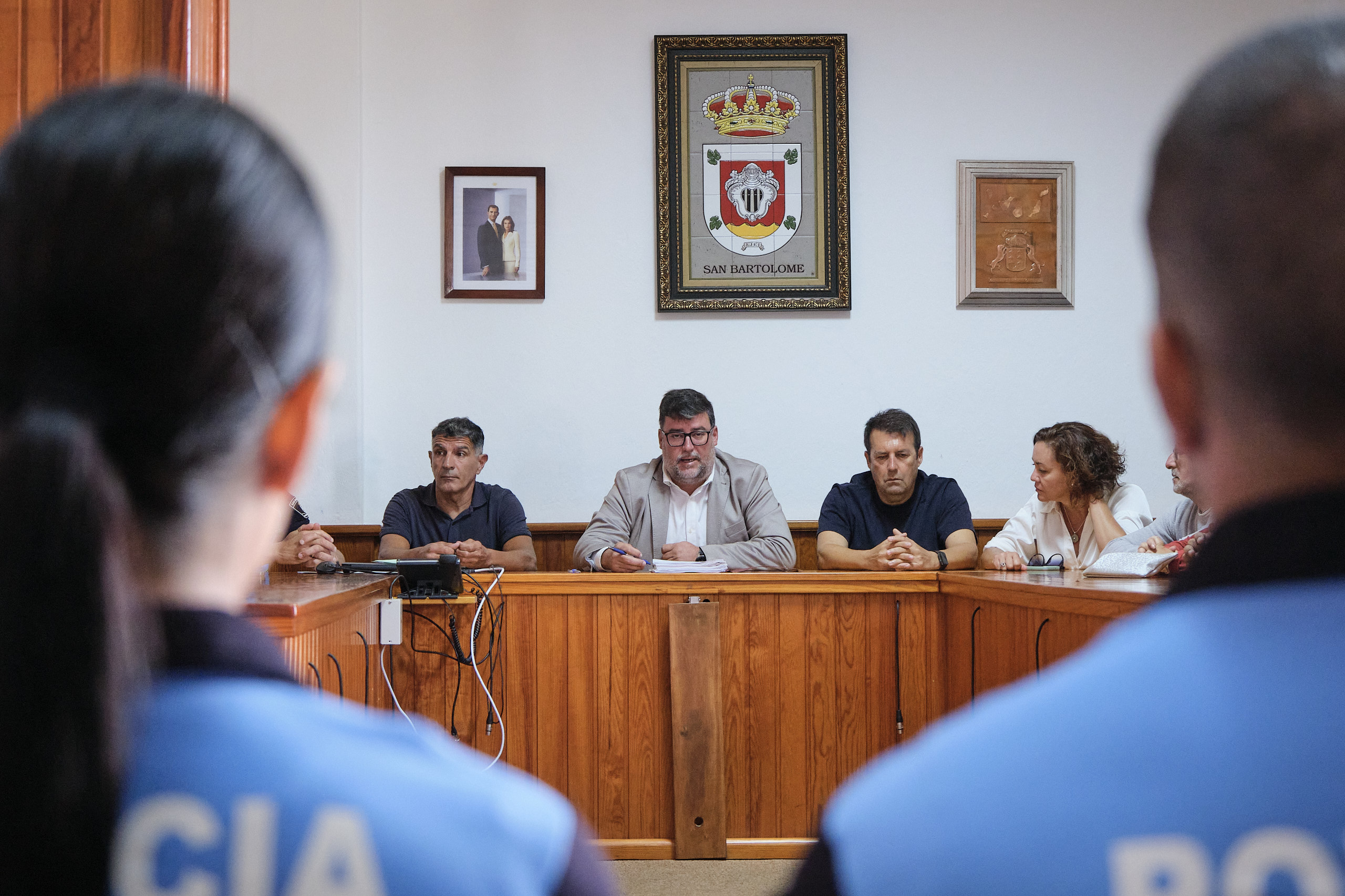 Policías locales de San Bartolomé / CanriasNoticias