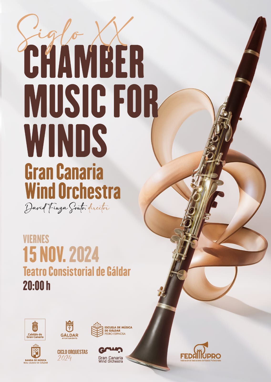 Cartel Gran Canaria Wind Orchestra/ canariasnoticias.es