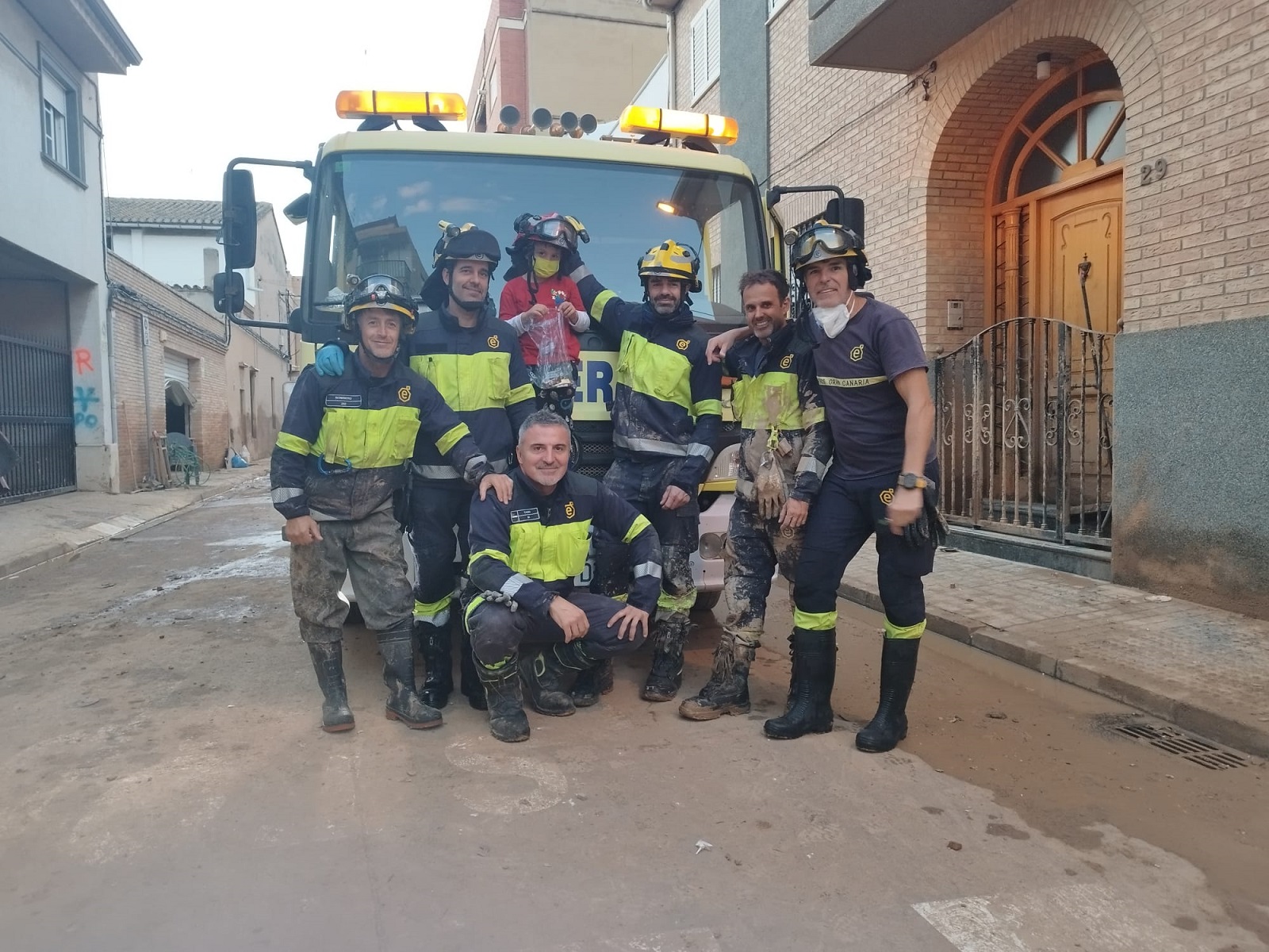 Bomberos de Gran Canaria en Valencia