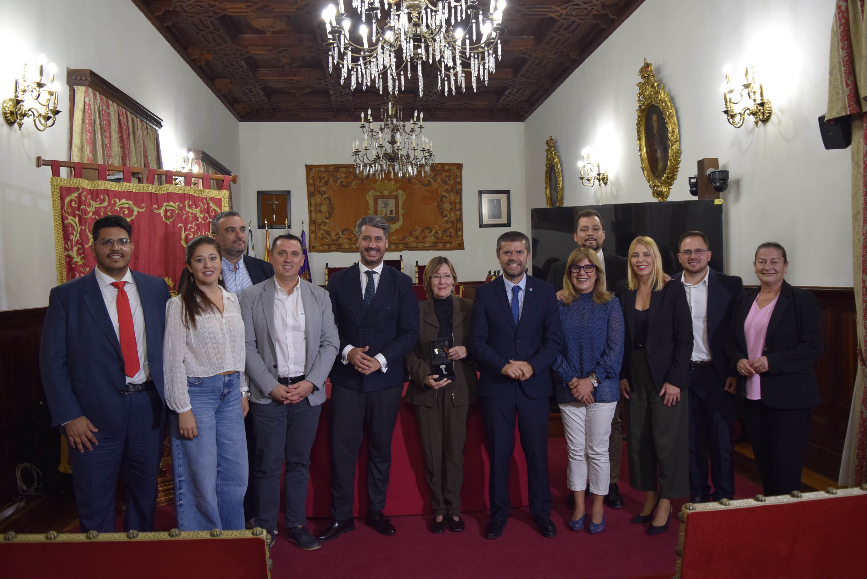 Maisa Navarro recibe la llave de La Laguna