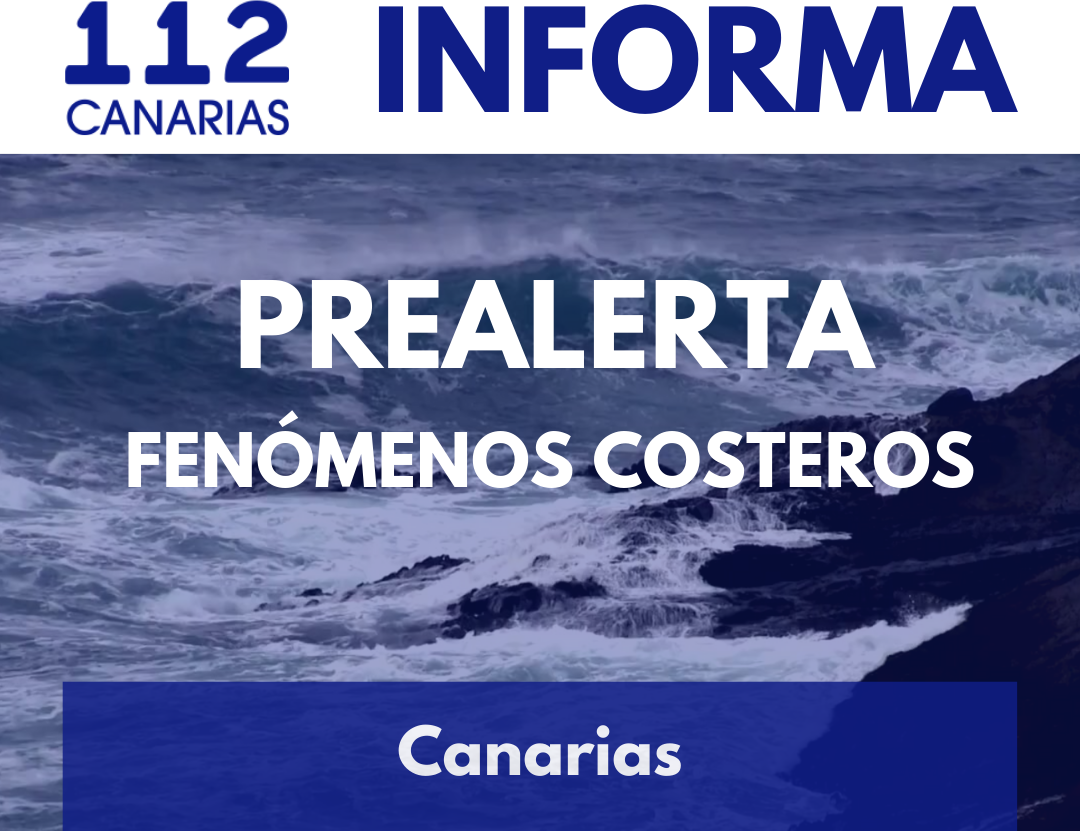 Prealerta por fenómenos costeros