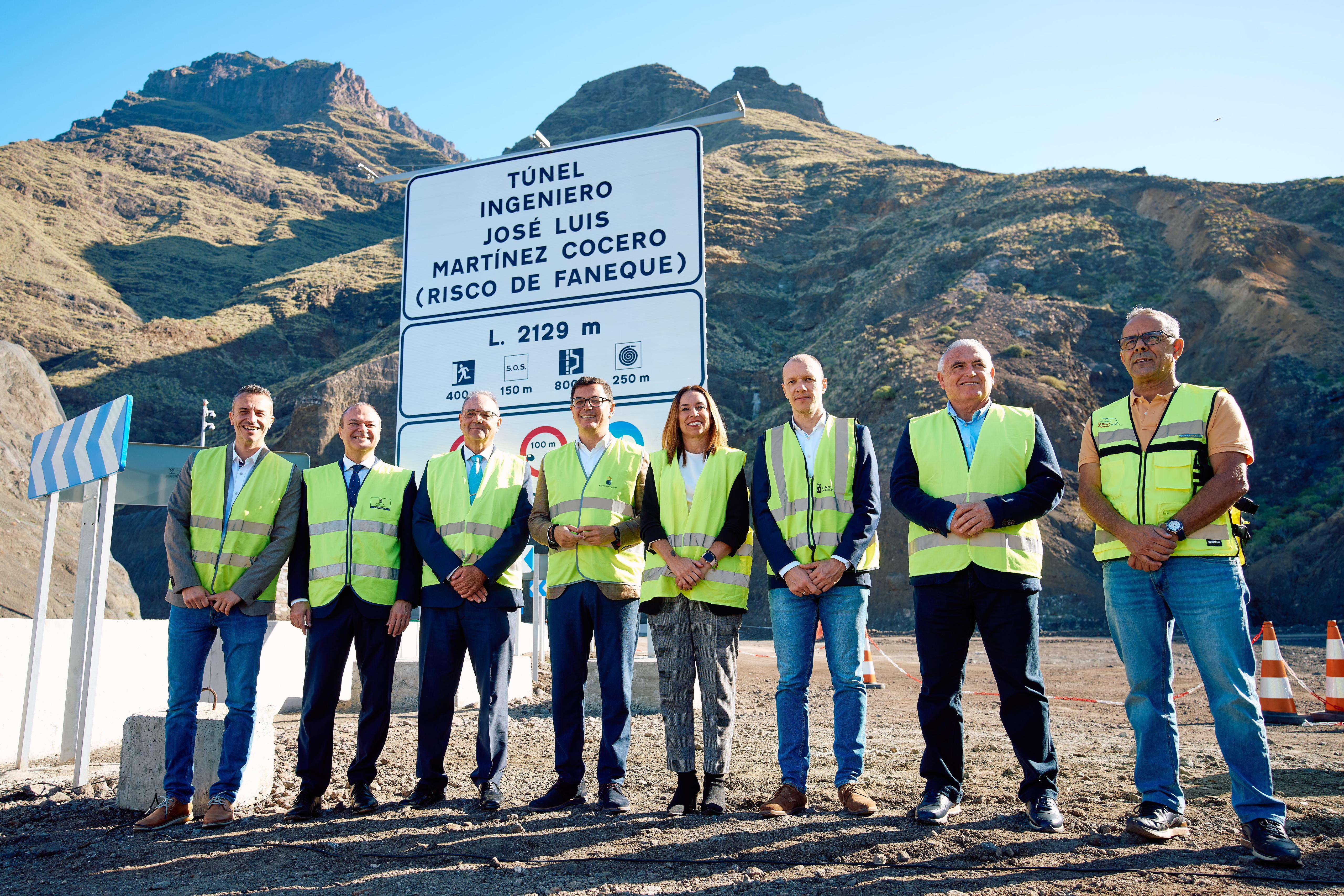 Inauguración del túnel de Faneque 