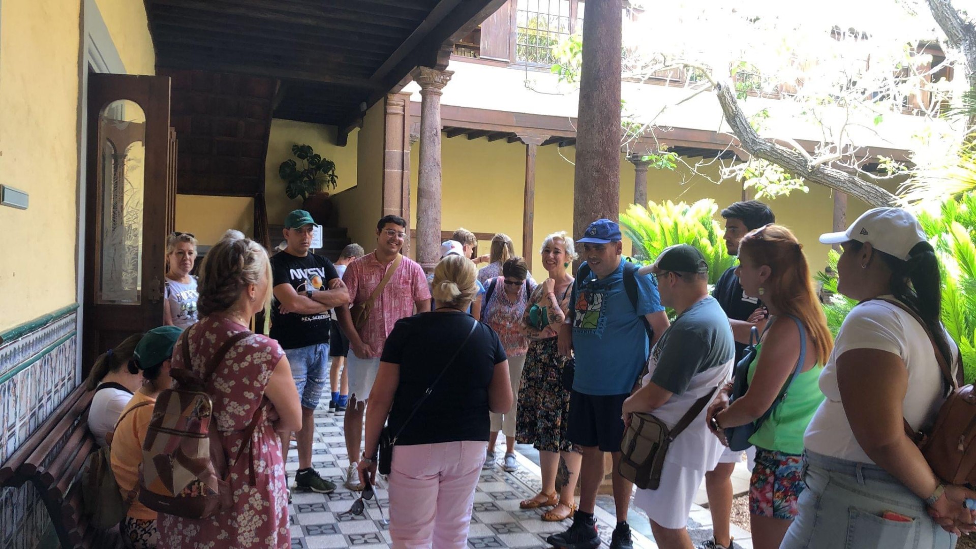 Turistas en La Laguna 