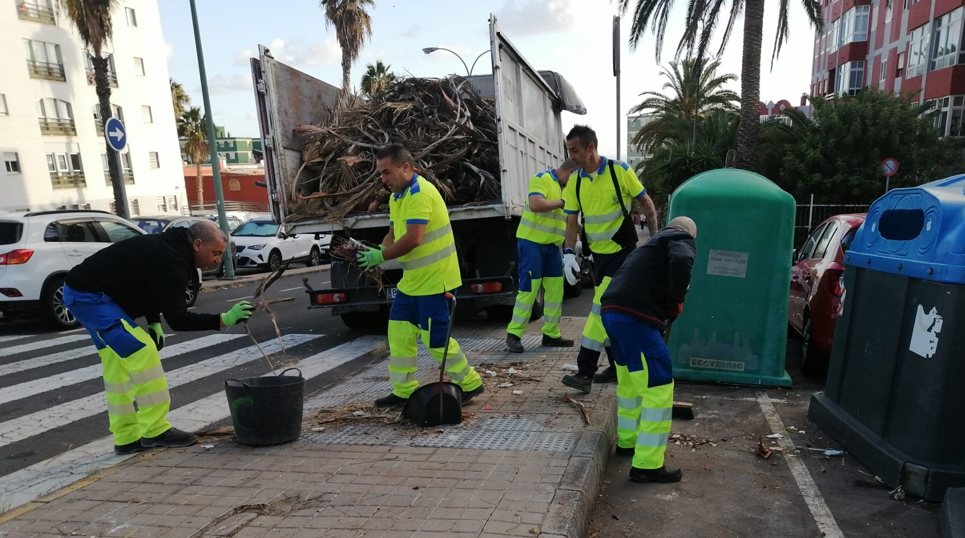 Las Palmas de Gran Canaria cierra el año con 1.300 kilos de residuos recogidos en una Nochevieja 
