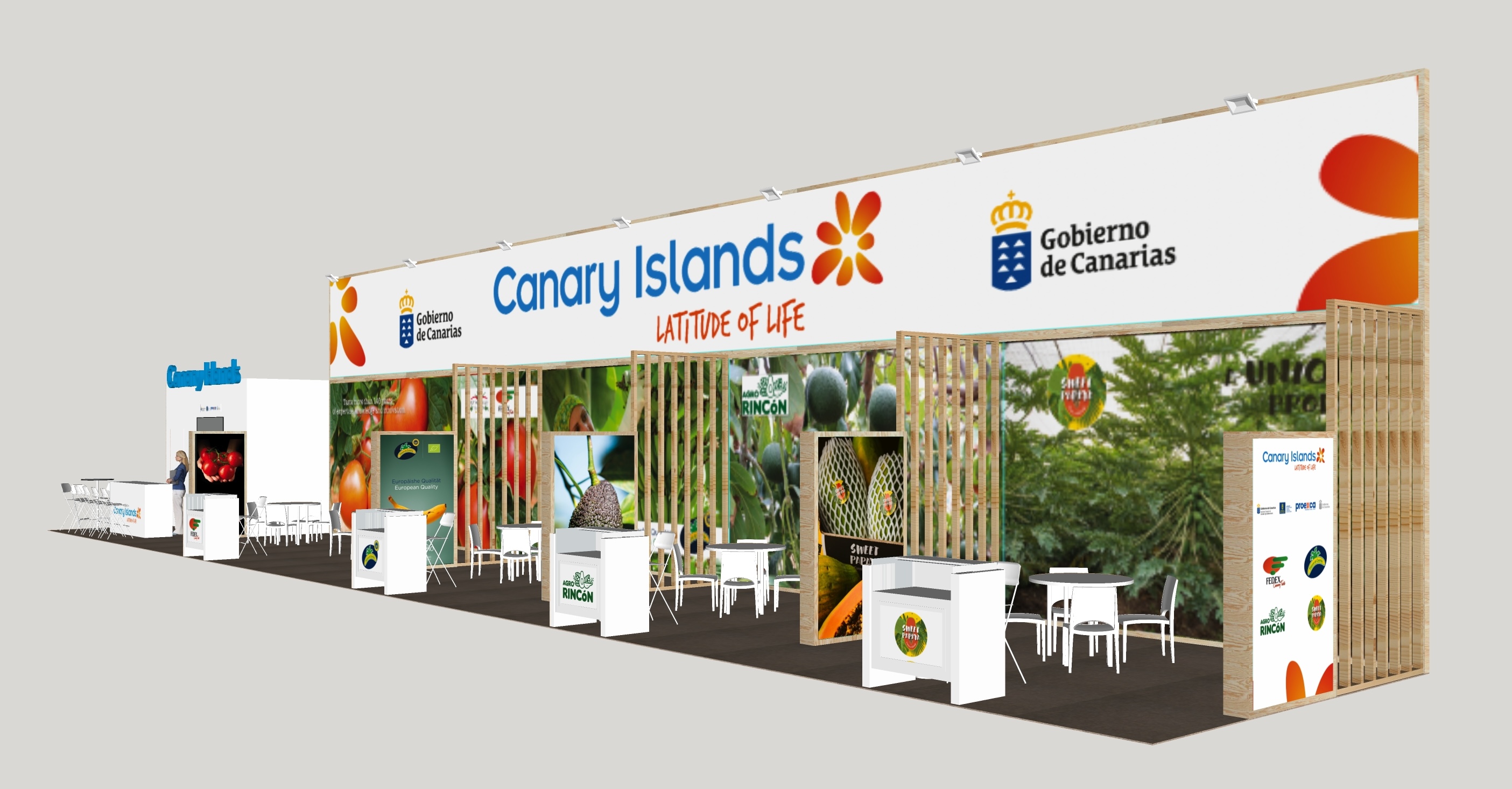 Estand de Canarias en Fruit Logistica