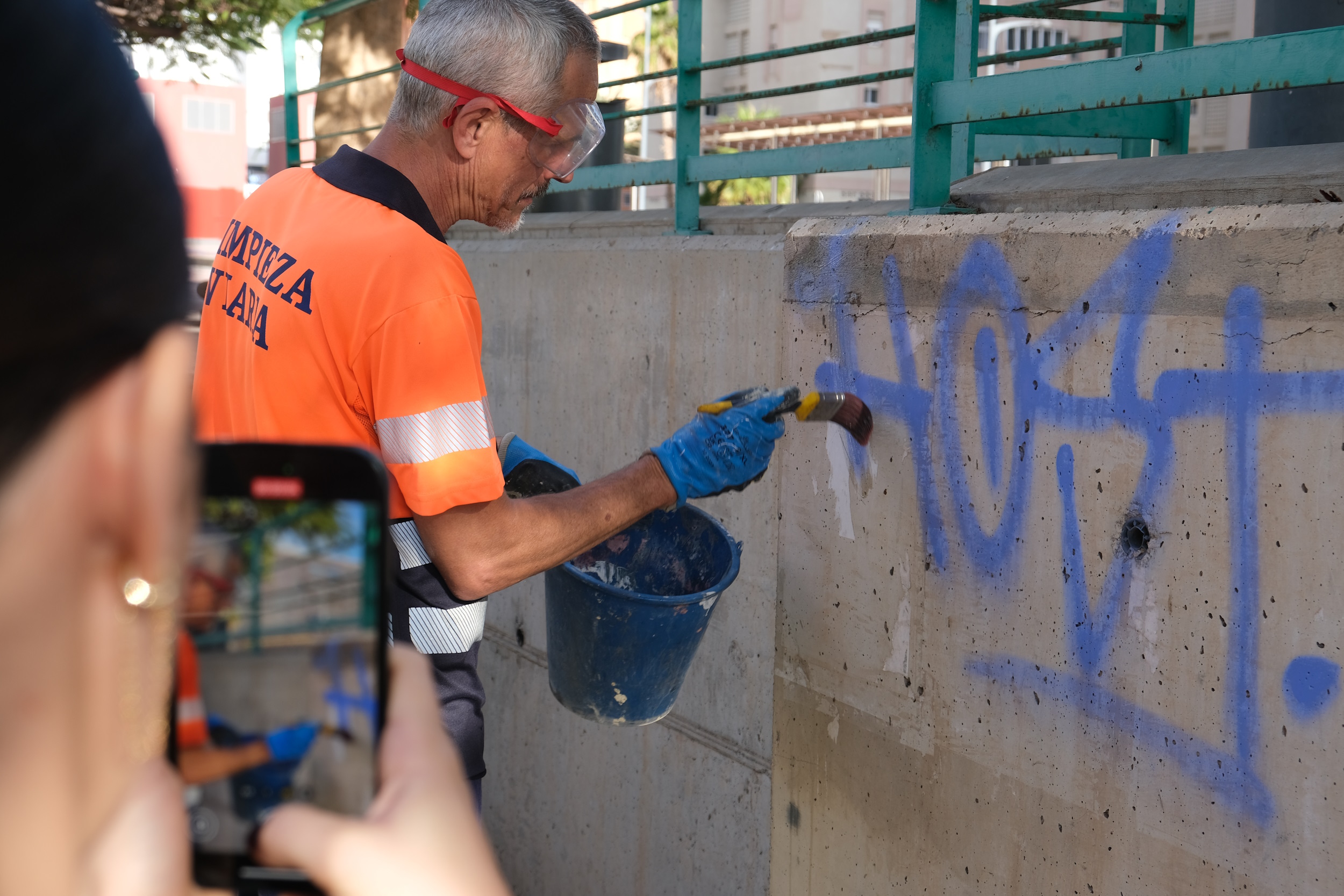 Eliminación de grafitis 