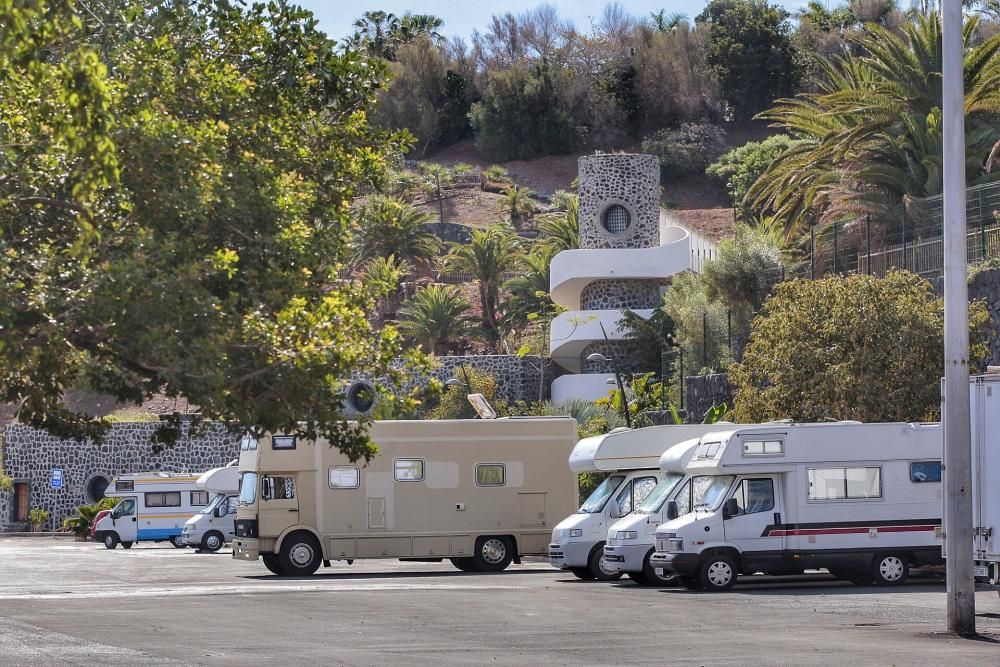 Caravanas en el Palmetum