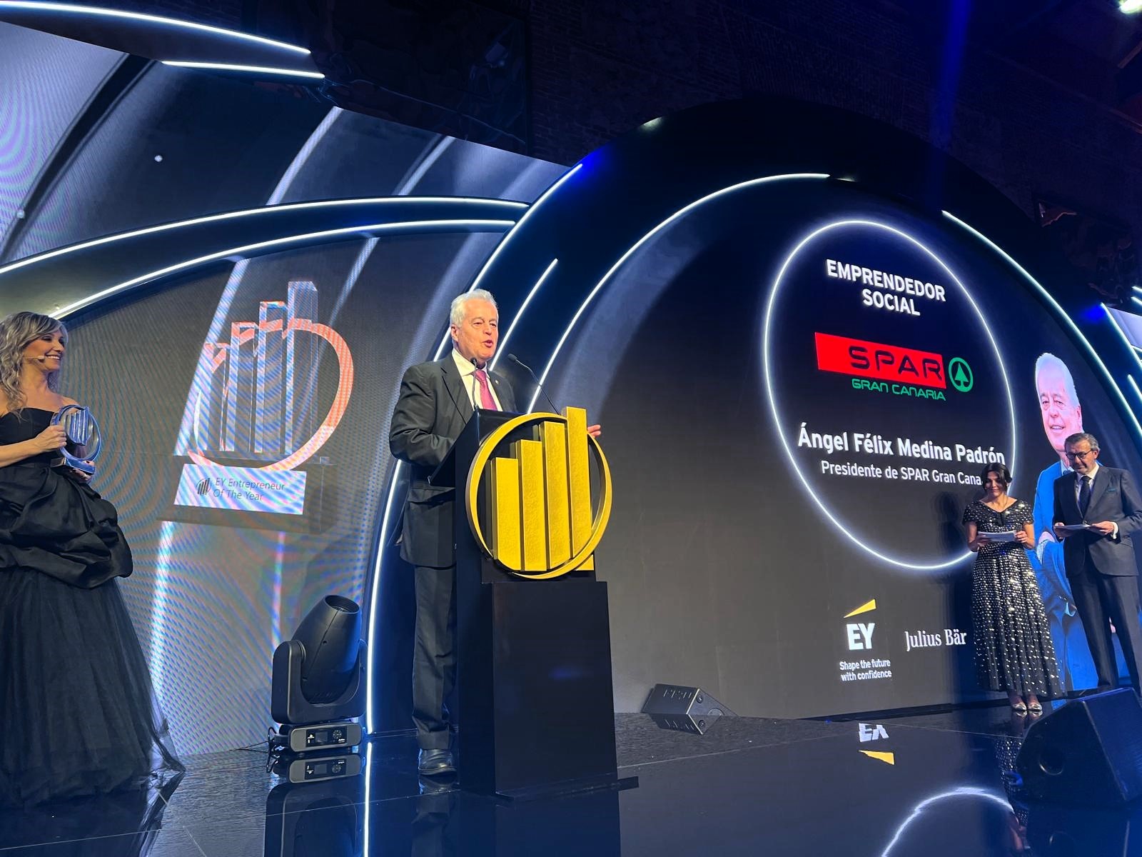 Ángel Medina, Premio Emprendedor Social - SPAR Gran Canaria/ canariasnoticias.es