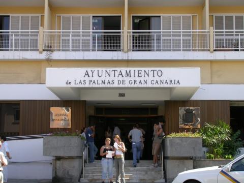 Fachada del edificio del Ayuntamiento de Las Palmas de Gran Canaria