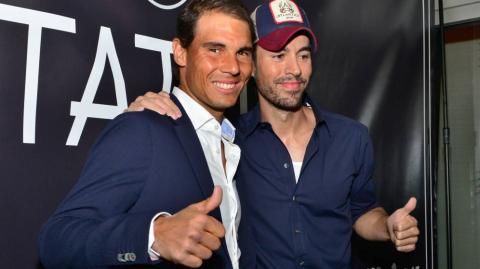 Rafael Nadal y Enrique Iglesias