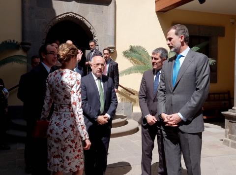 Los Reyes en la Casa de Colón