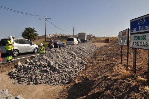 Obras en Los Giles en Las Palmas de Gran Canaria