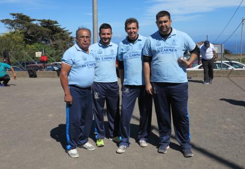 Equipo de Petanca masculino El Carmen