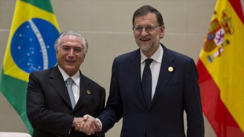 Mariano Rajoy y Michel Temer