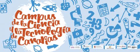 Cartel del Campus de la Ciencia y la Tecnología de Canarias