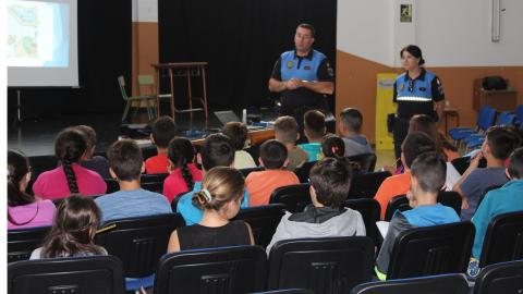 Charla de Seguridad Vial a estudiantes de CEIP San Miguel de Abona